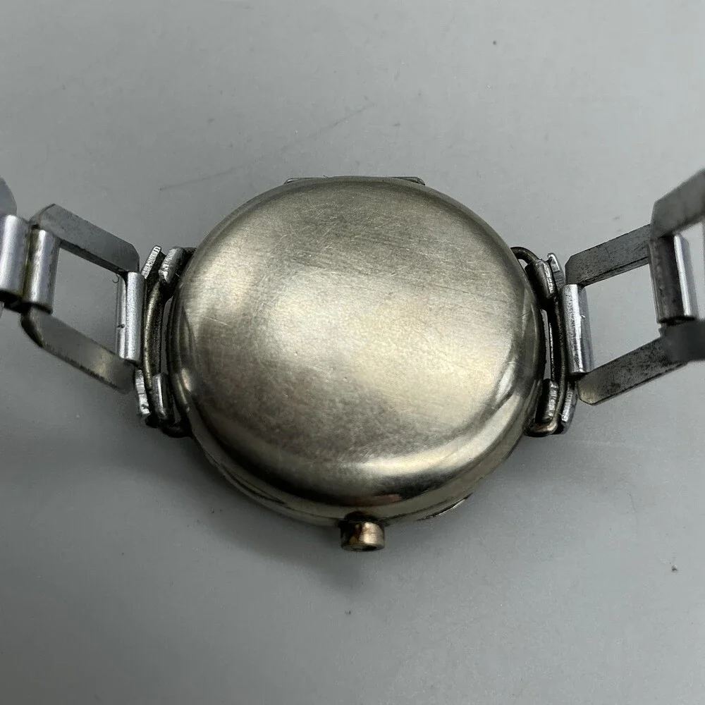 Vintage Elgin Women Watch 29mm 7 Jewels Art Deco NON WORKING Manual For Parts